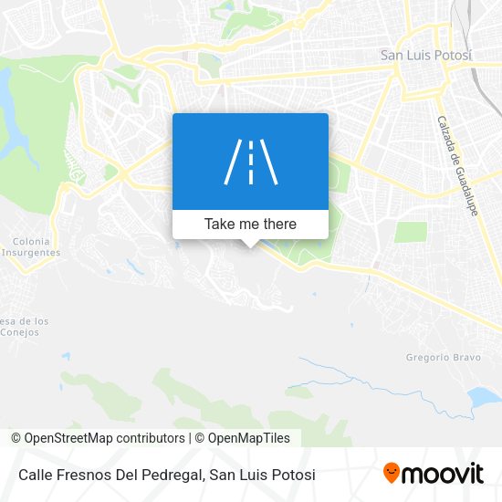 Calle Fresnos Del Pedregal map