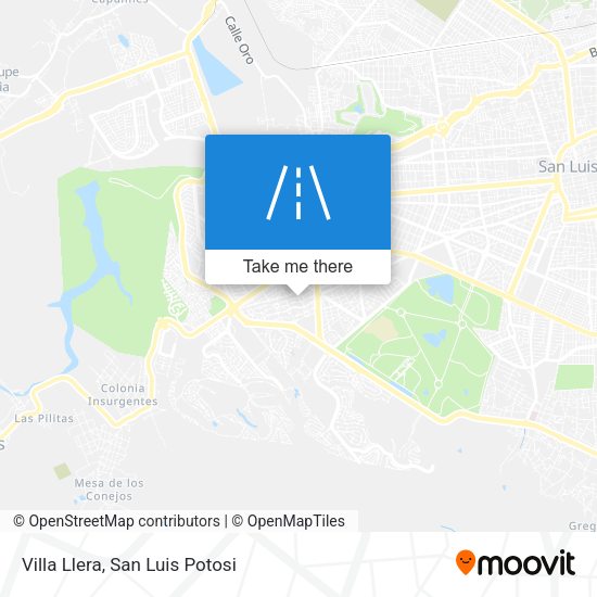 Villa Llera map