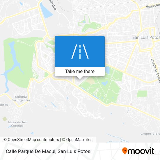 Calle Parque De Macul map