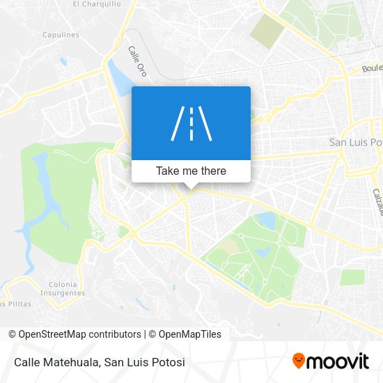 Calle Matehuala map