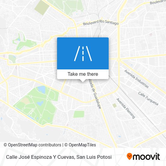 Calle José Espinoza Y Cuevas map