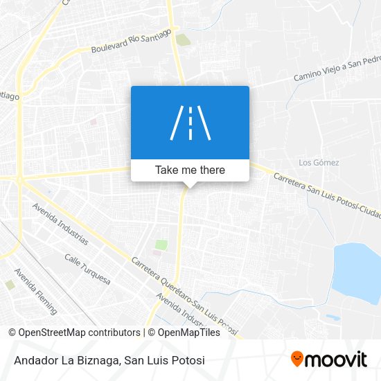 Mapa de Andador La Biznaga