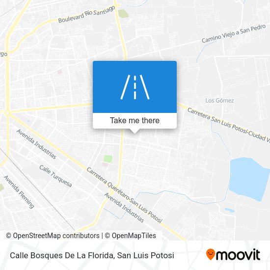 Mapa de Calle Bosques De La Florida
