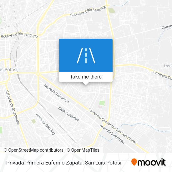 Mapa de Privada Primera Eufemio Zapata