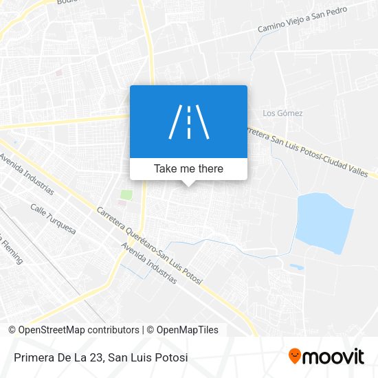 Primera De La 23 map