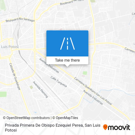 Mapa de Privada Primera De Obispo Ezequiel Perea