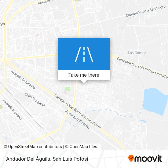 Andador Del Águila map