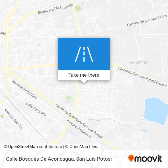 Calle Bosques De Aconcagua map