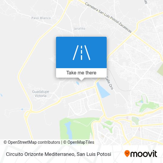 Circuito Orizonte Mediterraneo map