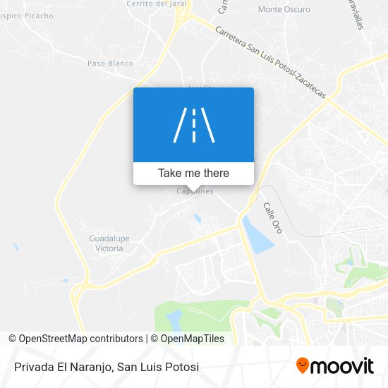 Mapa de Privada El Naranjo