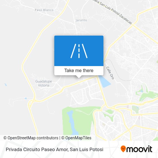 Mapa de Privada Circuito Paseo Amor