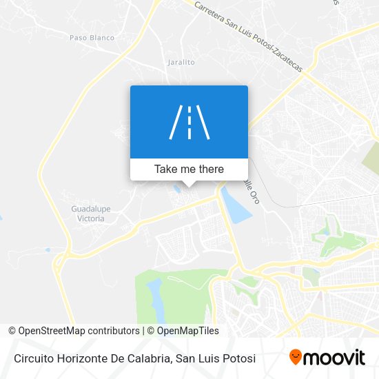 Circuito Horizonte De Calabria map