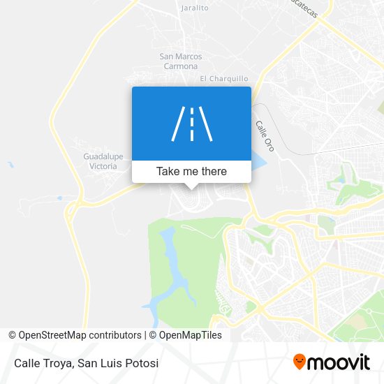 Calle Troya map