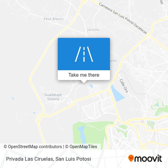 Privada Las Ciruelas map