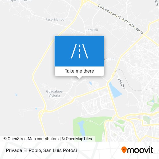 Privada El Roble map
