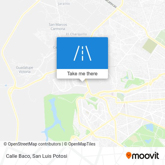 Mapa de Calle Baco