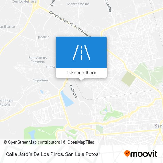 Calle Jardín De Los Pinos map