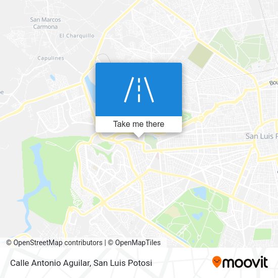 Mapa de Calle Antonio Aguilar