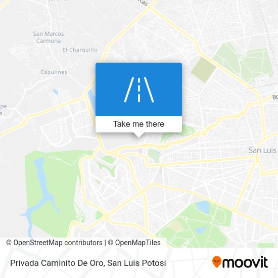 Privada Caminito De Oro map