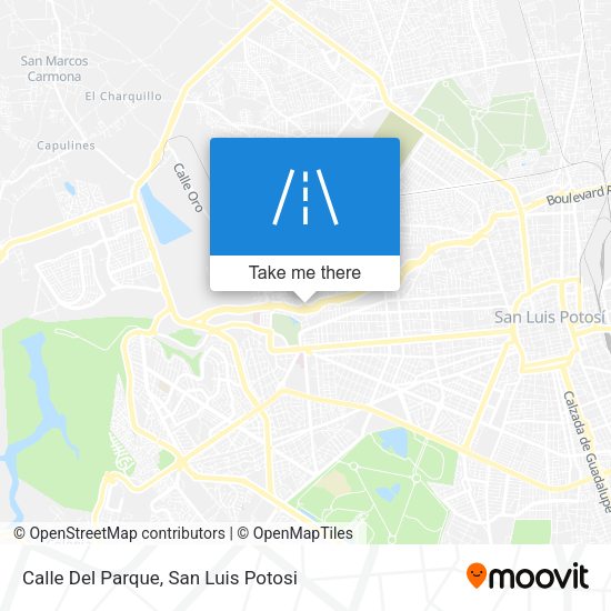 Calle Del Parque map