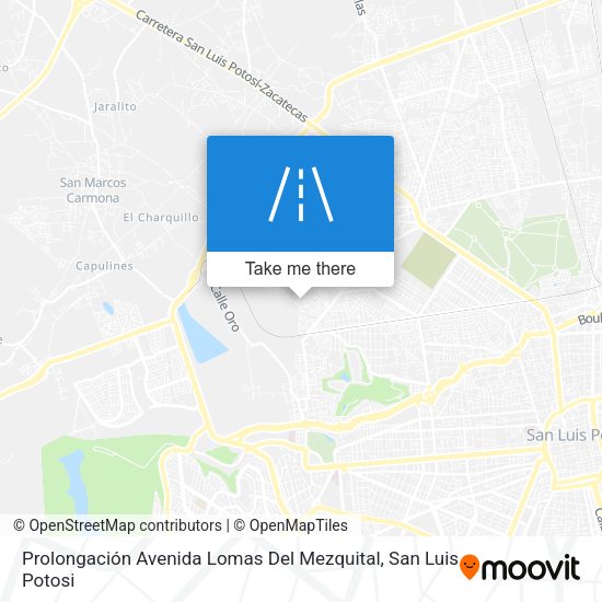 Prolongación Avenida Lomas Del Mezquital map