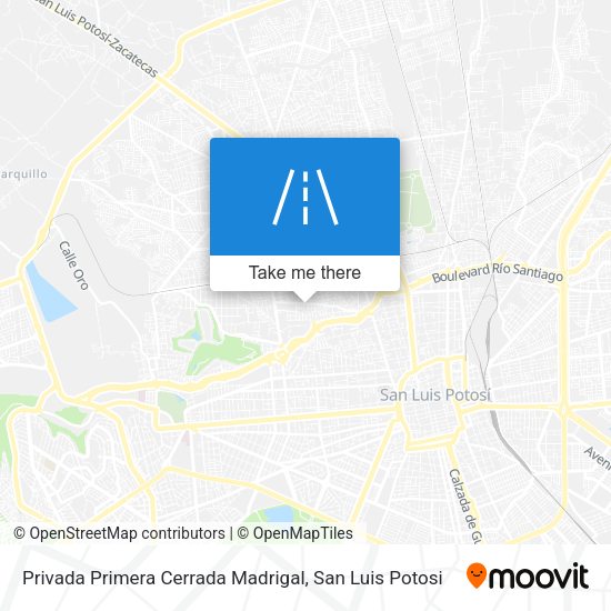 Mapa de Privada Primera Cerrada Madrigal