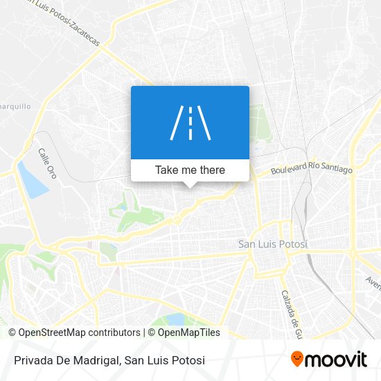 Mapa de Privada De Madrigal
