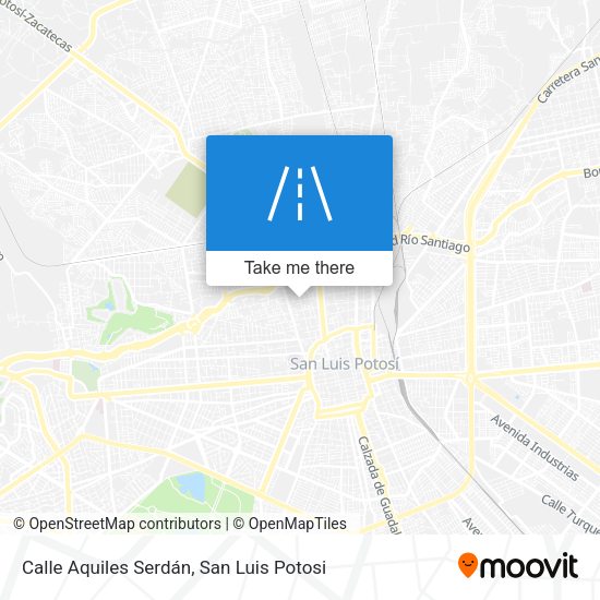 Mapa de Calle Aquiles Serdán