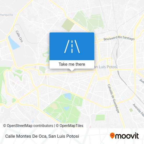Mapa de Calle Montes De Oca