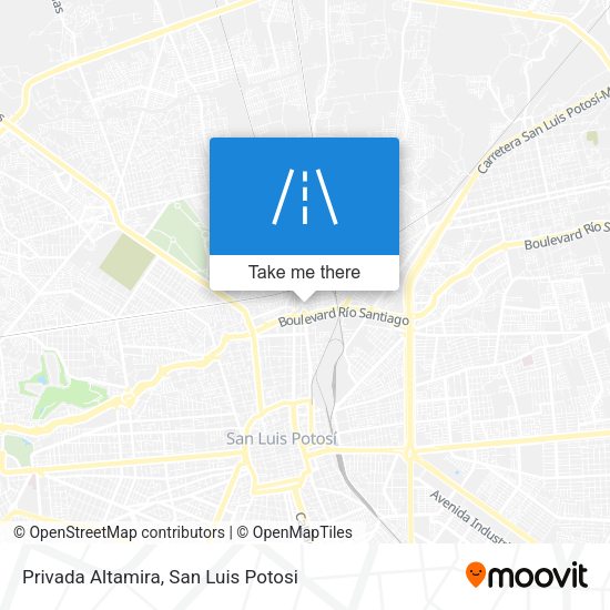 Privada Altamira map