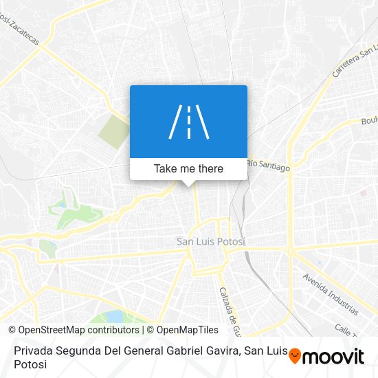 Mapa de Privada Segunda Del General Gabriel Gavira