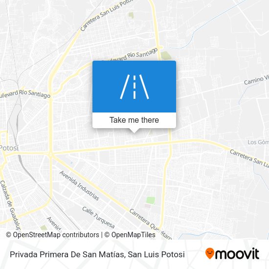 Mapa de Privada Primera De San Matías