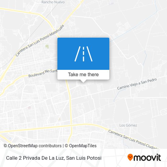 Calle 2 Privada De La Luz map