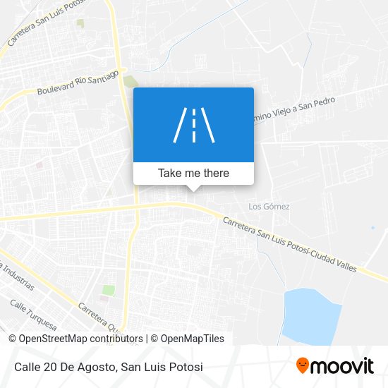 Mapa de Calle 20 De Agosto