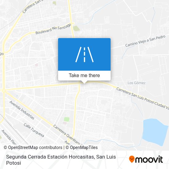 Segunda Cerrada Estación Horcasitas map