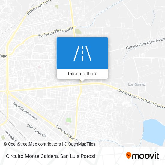 Circuito Monte Caldera map