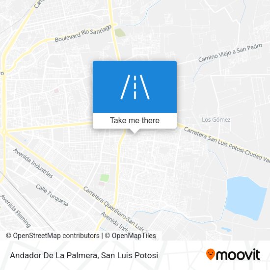 Andador De La Palmera map