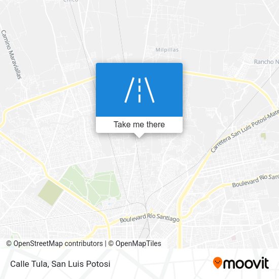 Calle Tula map