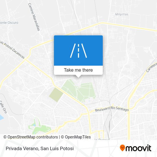 Privada Verano map