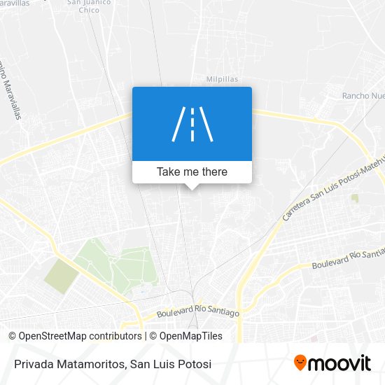 Privada Matamoritos map