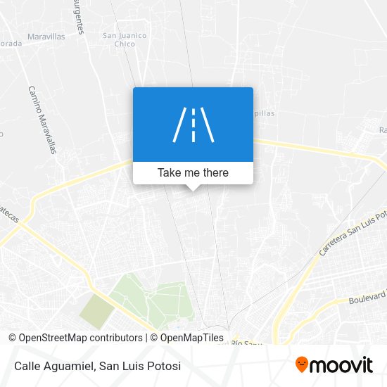 Calle Aguamiel map
