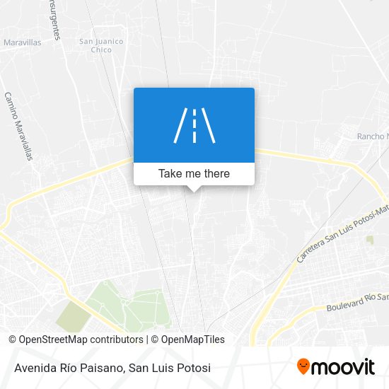 Mapa de Avenida Río Paisano