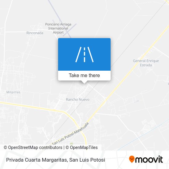 Mapa de Privada Cuarta Margaritas