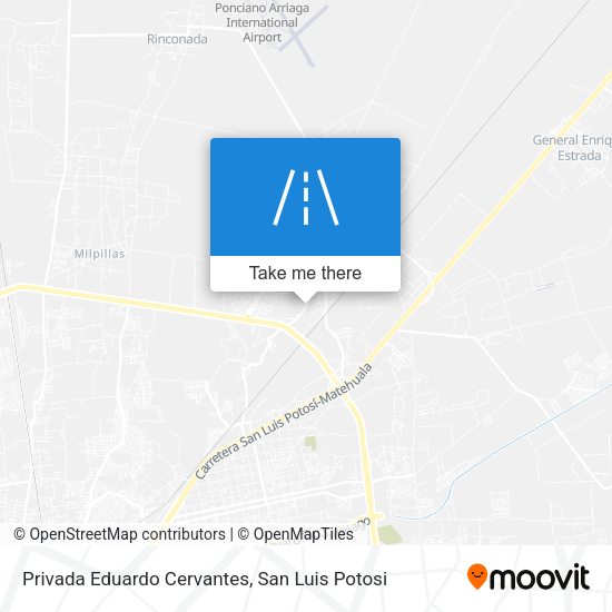 Mapa de Privada Eduardo Cervantes
