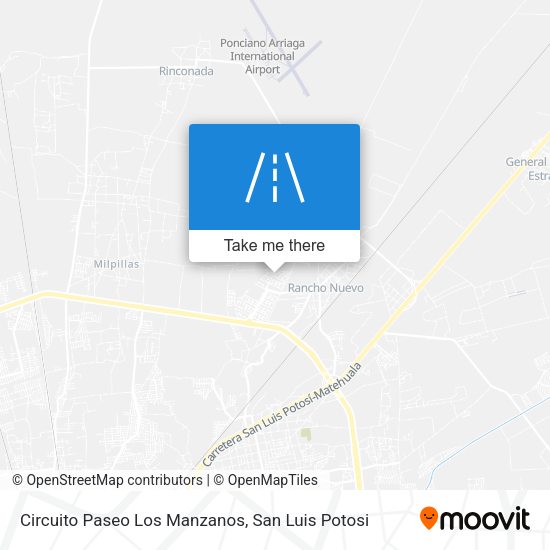 Circuito Paseo Los Manzanos map