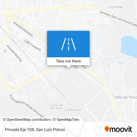 Privada Eje 108 map