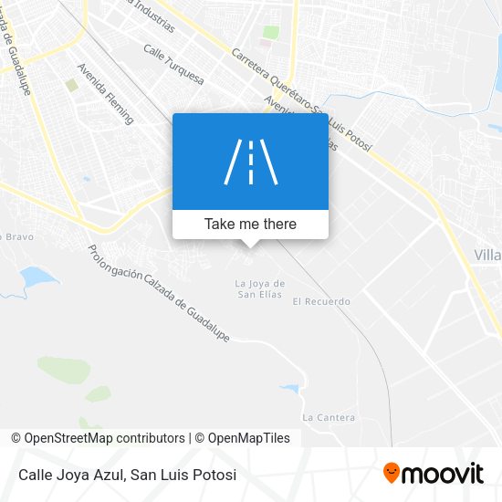 Mapa de Calle Joya Azul