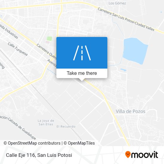 Calle Eje 116 map