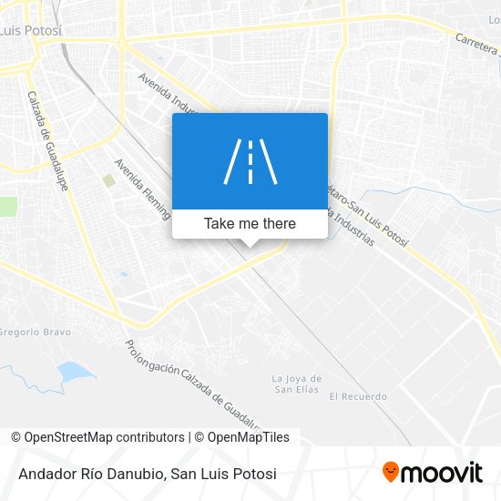 Mapa de Andador Río Danubio