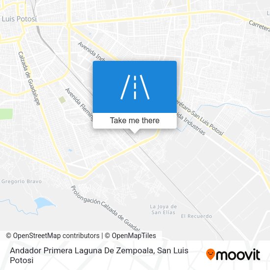Andador Primera Laguna De Zempoala map